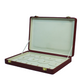 Maroon Leather Stock Boxes