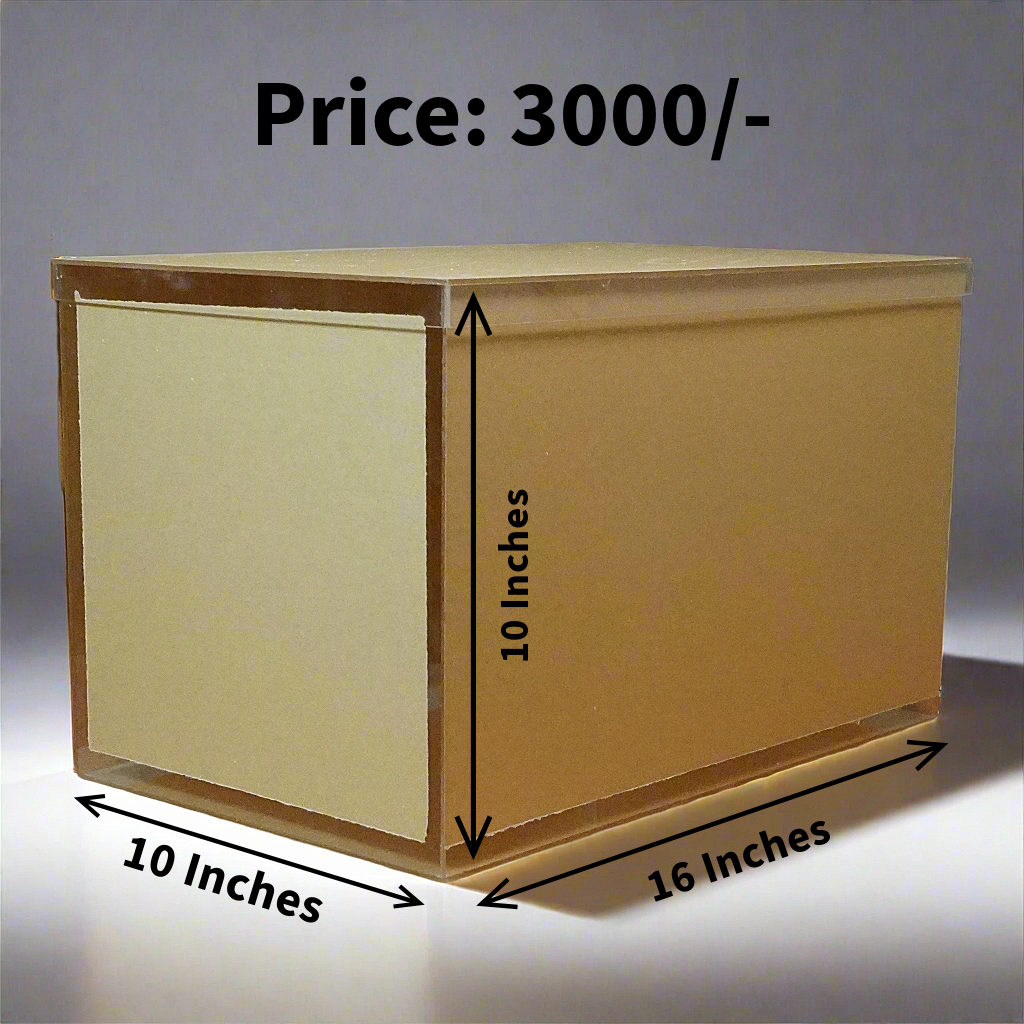 Acrylic Elegance Storage Boxes, Birthday Gift, Wedding Celebration