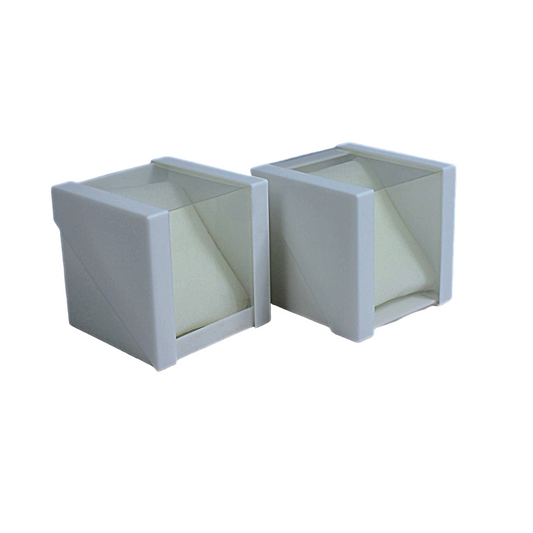 Beautiful White Plastic Transparent Lid Watch Box