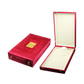Gold Box Red Velvet Jewelry Boxes