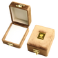 Gold Box Brown Velvet Jewelry Boxes
