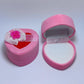 New Born Baby Velvet Heart Ring Boxes