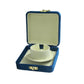 Gold Box Blue Velvet Jewelry Boxes