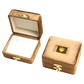 Gold Box Brown Velvet Jewelry Boxes