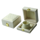 Textured Cream Leatherette Jewelry Boxes