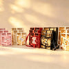 Pink nested gift box set with clear window and butterfly accent, shown with other color options