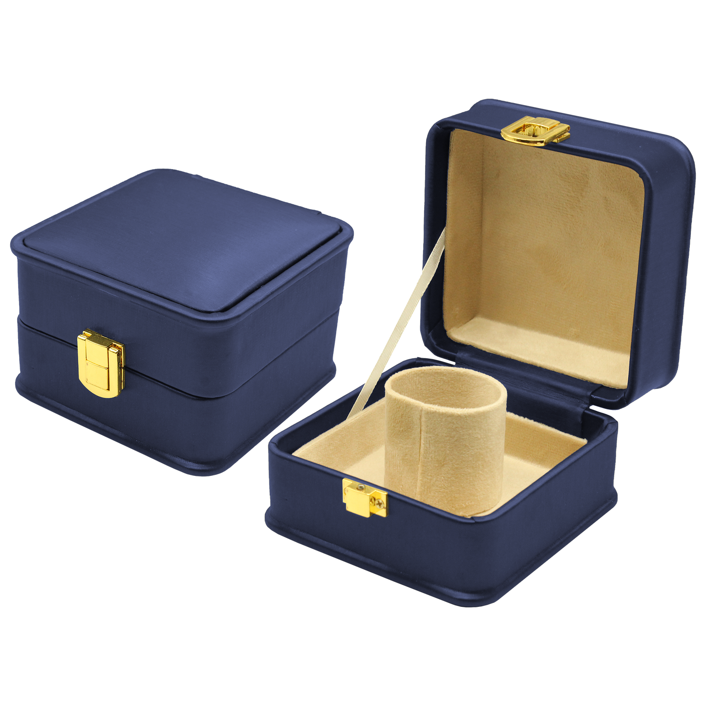 Blue Leather (New) Jewelry Boxes