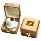 Gold Box Brown Velvet Jewelry Boxes