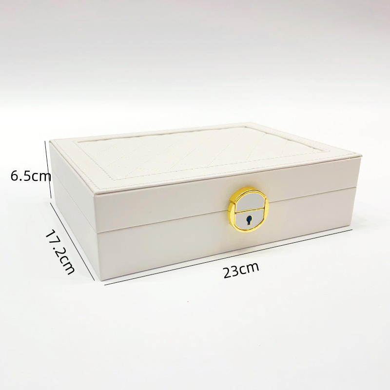 Luxury Velvet Travel Jewelry Box Organizer Storage With Jewelry Case