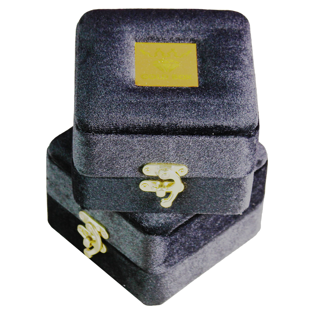 Gold Box Black Velvet Four & Six Bangles Box