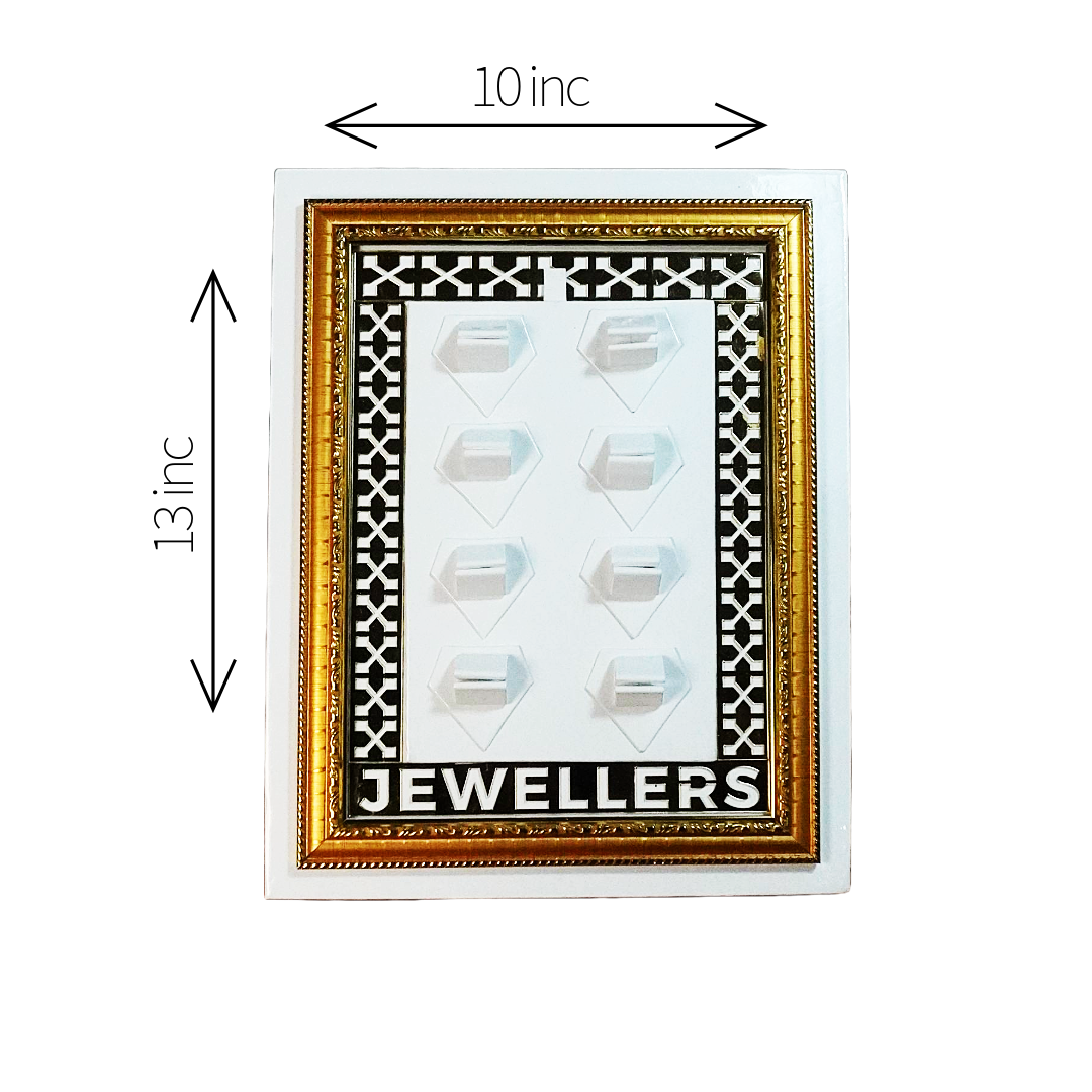 Golden Edge Elite Aura Jewelry Display Tray