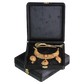 Gold Box Black Velvet Jewelry Boxes