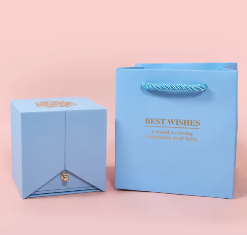 Beautiful Eternal Rose Gift Box Gift Box Drawer Style
