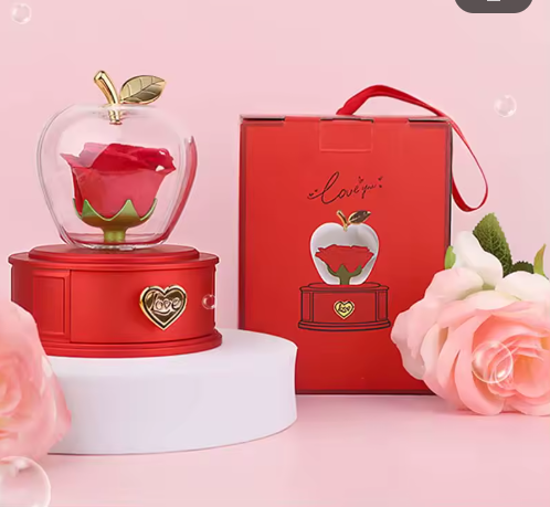 Forever Flower Rose Jewelry Storage Drawer