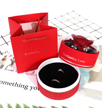 Romantic Rose Gift Box For Ring & Jewelry