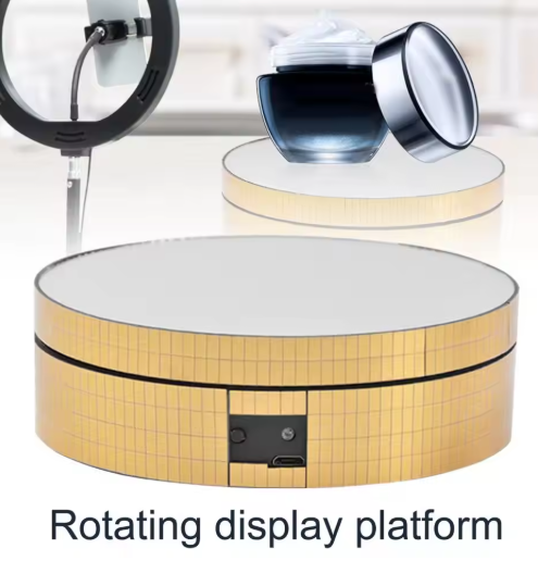 360°Rotating Stand Jewelry Spinner Display Stand & Showcase Organizer