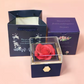 Rotating Rose Flower Jewelry Box