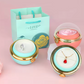 Rotating Round Jewelry Box Eternal Rose