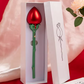 Rose Shape Jewelry Box Case for Rings Automatic Opening Jewelry Organizer Box