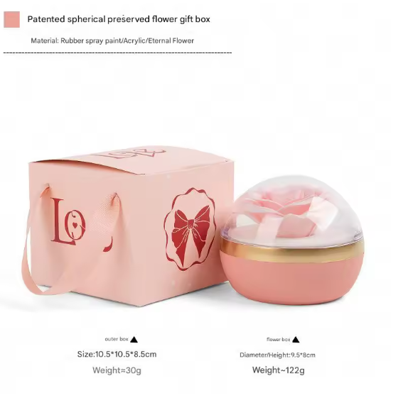 Romantic Rose Ring Box & Gift Jewelry Box
