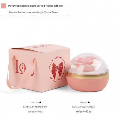 Romantic Rose Ring Box & Gift Jewelry Box