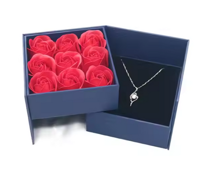 Forever Love Rose Jewelry Box & Jewelry Organizer