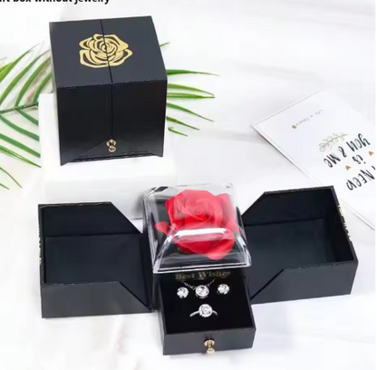 Beautiful Eternal Rose Gift Box Gift Box Drawer Style