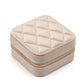 Lattice Velvet Jewelry Box for Storage Display Case Jewelry Organizer