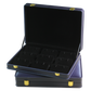 Blue Leatherette Stock Boxes
