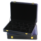 Blue Leatherette Stock Boxes