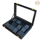 Prestige Red & Black Stock Box With Mirror