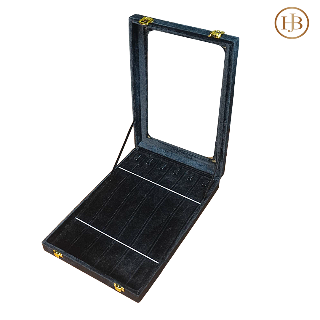 Prestige Red & Black Stock Box With Mirror