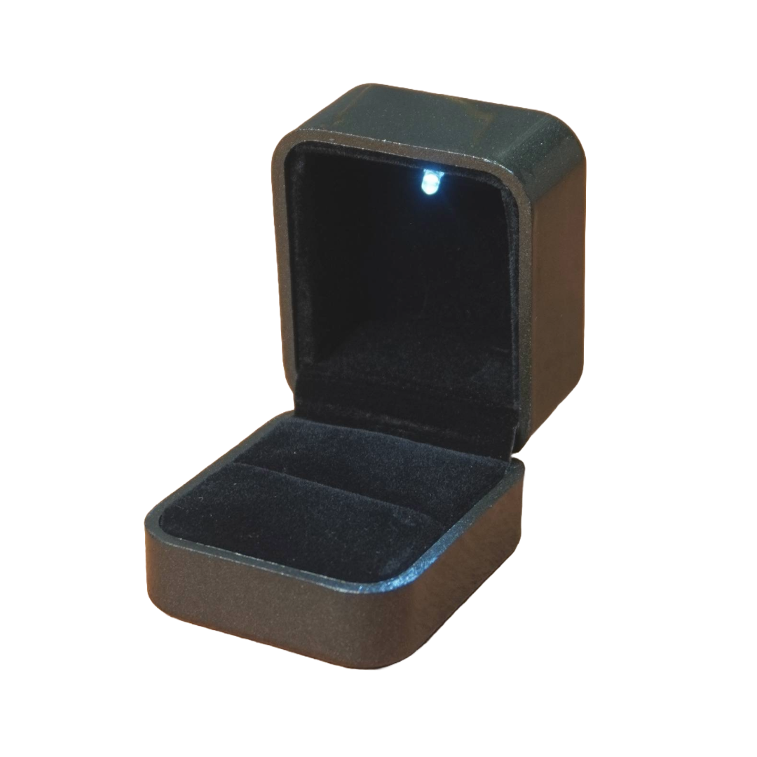 LED Ring Box with Glossy Lacquer Finish (Small)