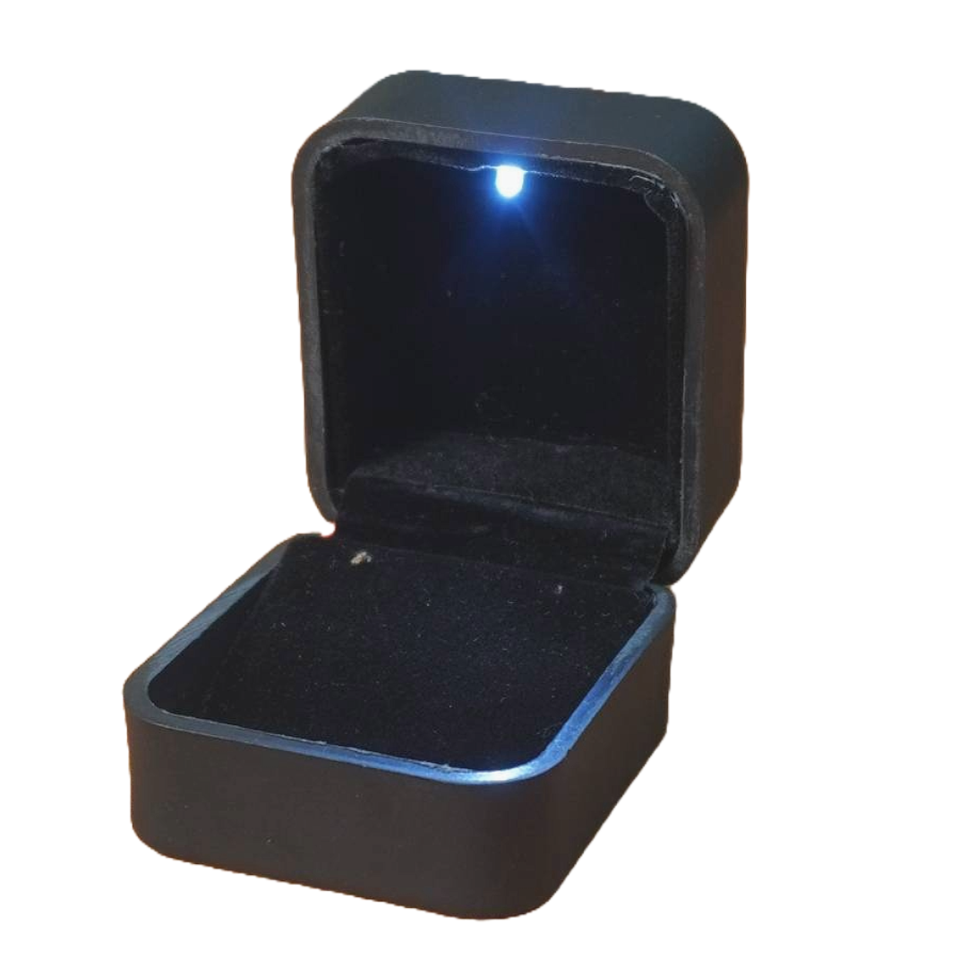 LED Ring Box with Glossy Lacquer Finish (Small)