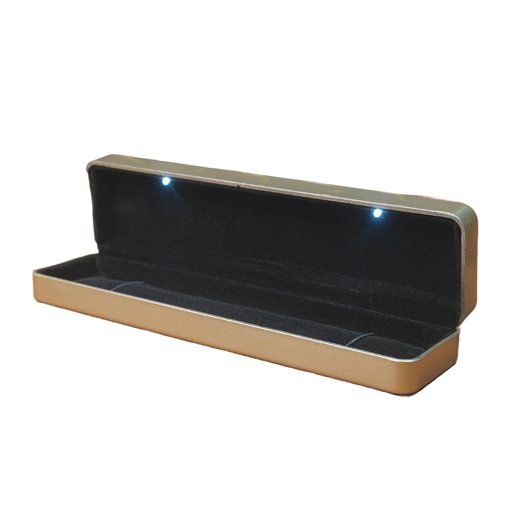 LED Chain/Bracelet Box with Glossy Lacquer Finish