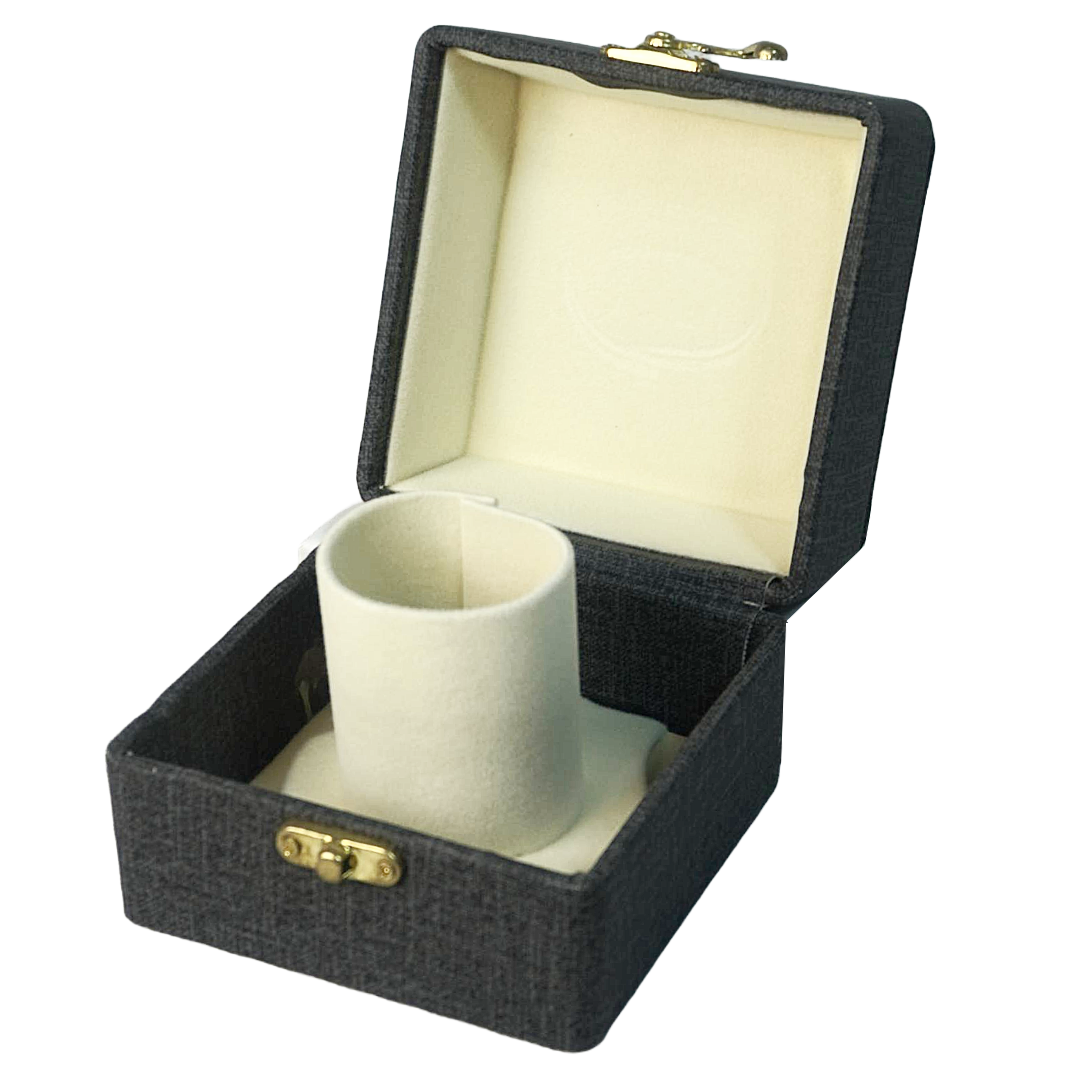 Leather & Velvet in Brown & Grey Jewelry Boxes