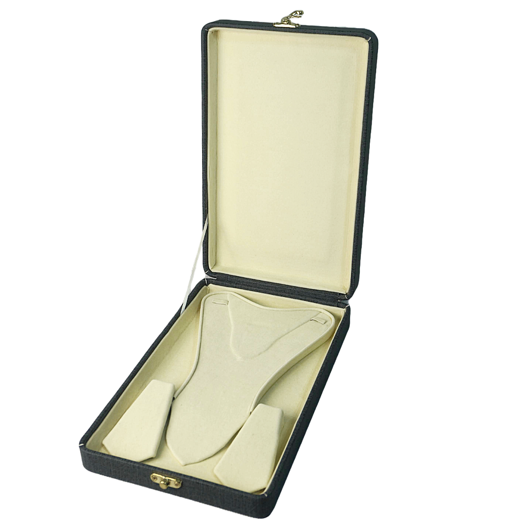 Leather & Velvet in Brown & Grey Jewelry Boxes