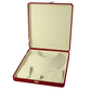 Leather & Velvet Red Flower Jewelry Boxes