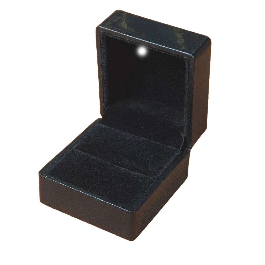 LED Ring Box with Glossy Lacquer Finish (Large)