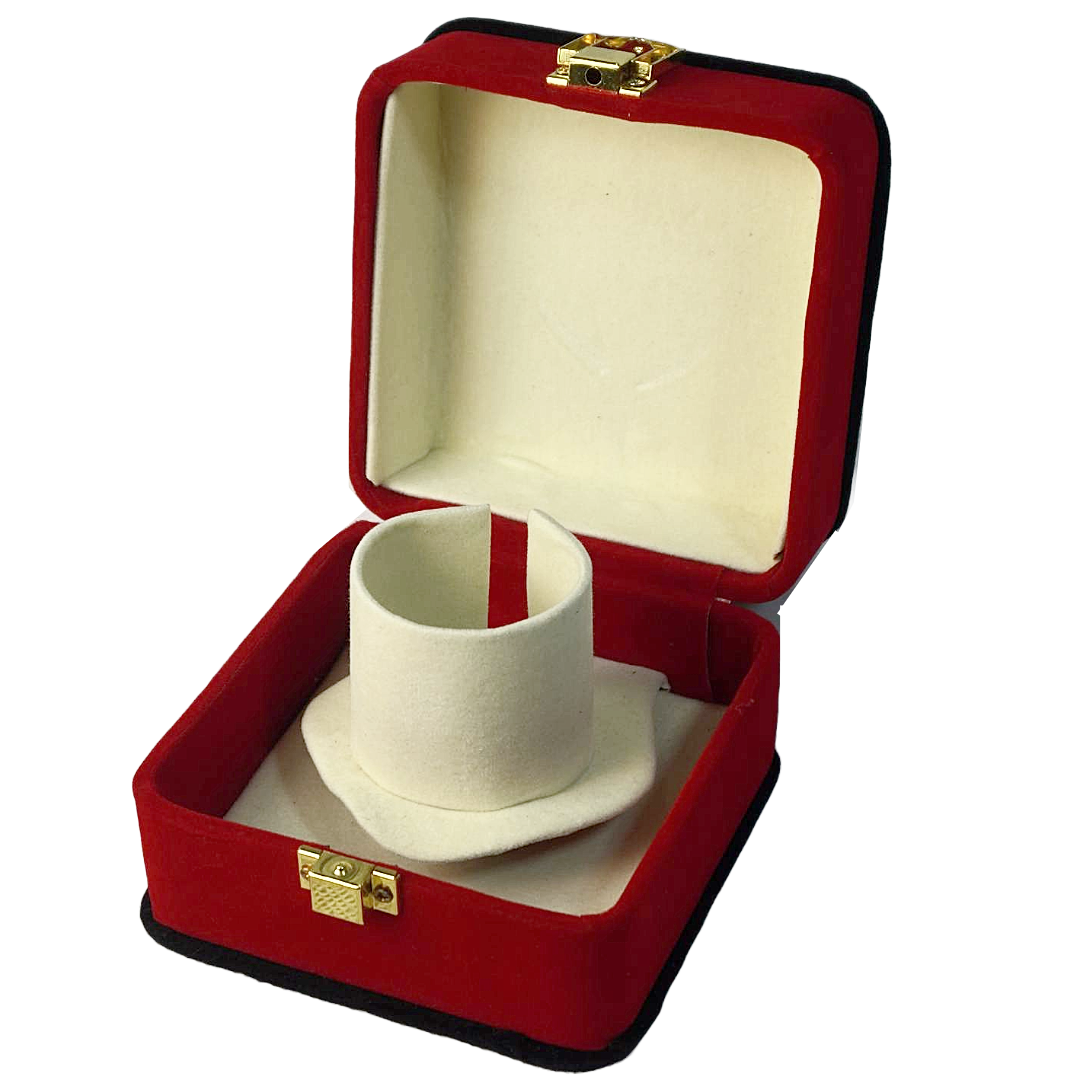 Leather & Velvet in Red & Black Jewelry Boxes