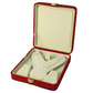 Leather & Velvet in Red & Black Jewelry Boxes