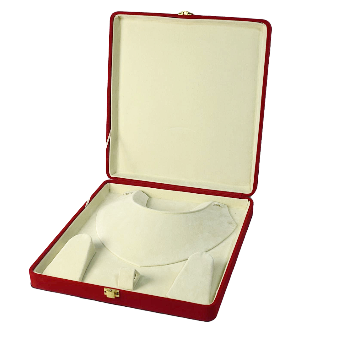 Leather & Velvet in Red & Black Jewelry Boxes