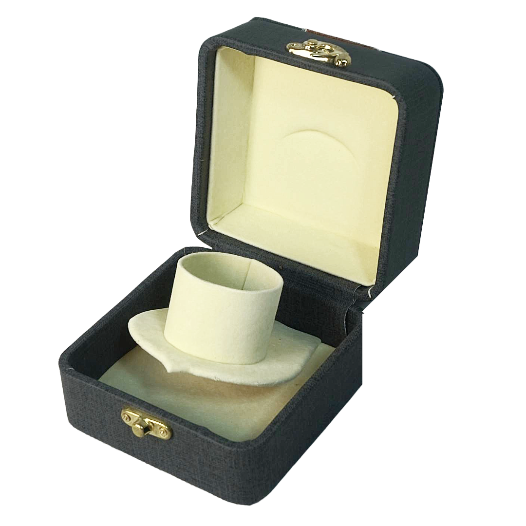 Leather & Velvet in Brown & Grey Jewelry Boxes