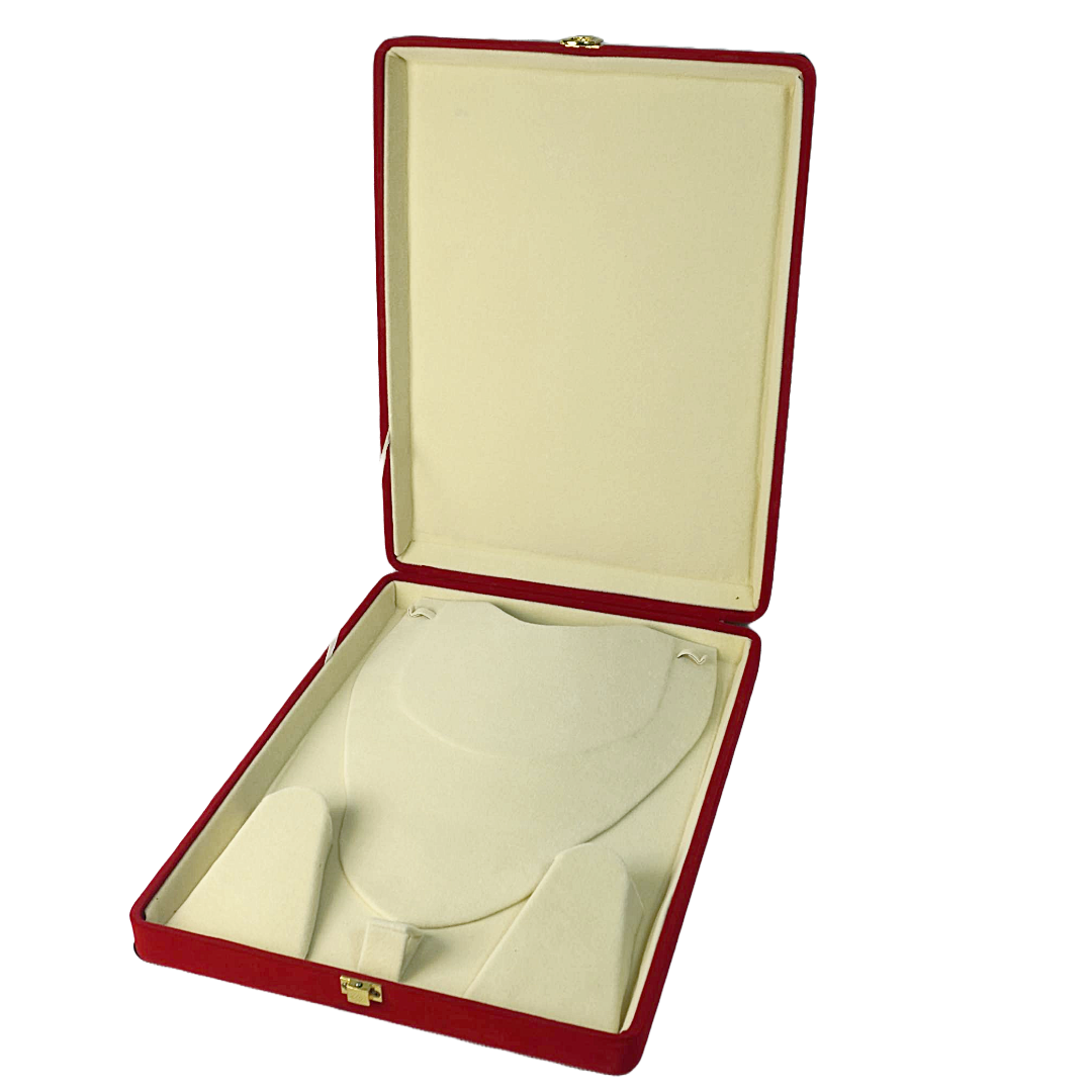 Leather & Velvet in Red & Black Jewelry Boxes