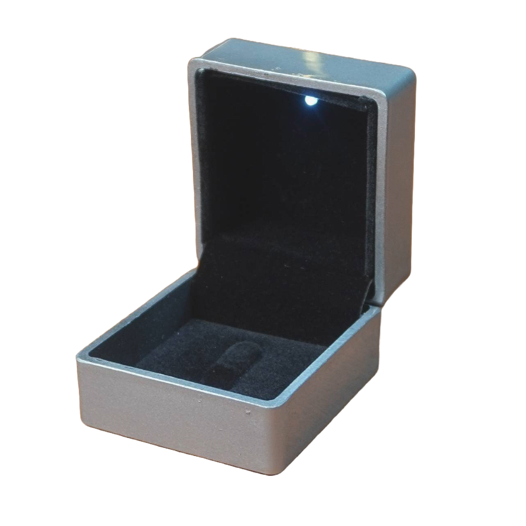 LED Ring Box with Glossy Lacquer Finish (Large)
