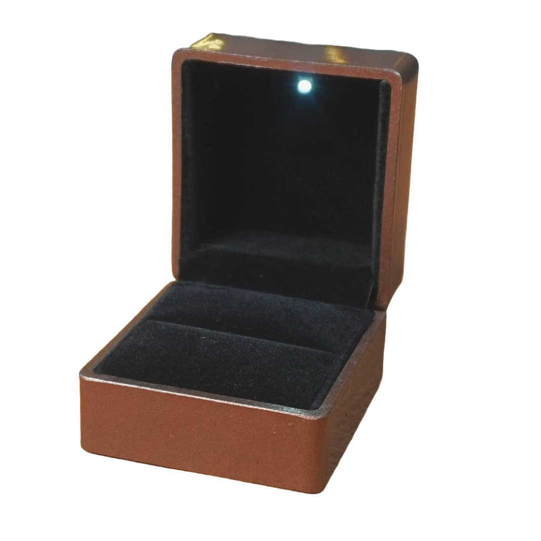 LED Ring Box with Glossy Lacquer Finish (Large)