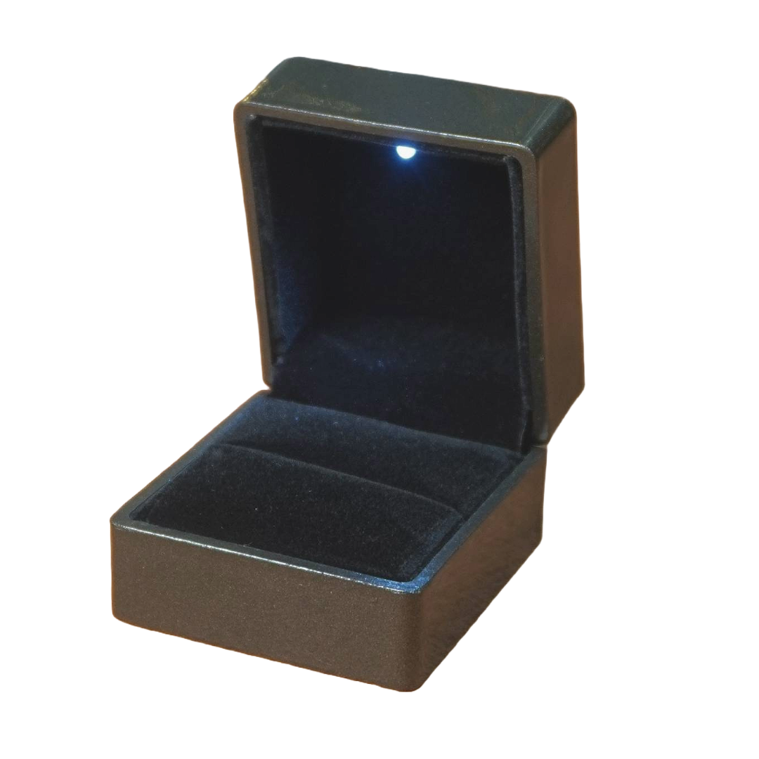 LED Ring Box with Glossy Lacquer Finish (Large)