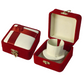 Leather & Velvet Red Flower Jewelry Boxes