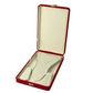 Leather & Velvet Red Flower Jewelry Boxes