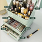 Dressing Table Makeup Organizer Desktop Dustproof Drawer Storage Box